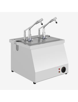 Distributore di riscaldamento a bagnomaria 2x5,25 litri