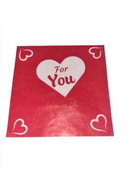 2000 crepe paper - anti-fat 40 gm2 - Red For you