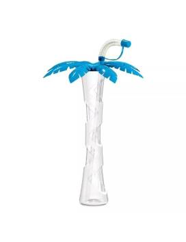 COPO TUBO PALM TREE 350 ML AZUL 54 UNIDADES - 0,74 €