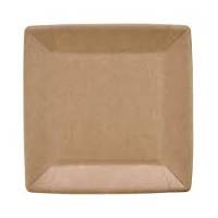 Cardboard plate kraft 180X180mm - 400 Pieces