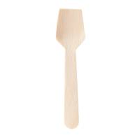 5000 Individually Wrapped Wooden Spoons for Ice Cream - 9.5 cm