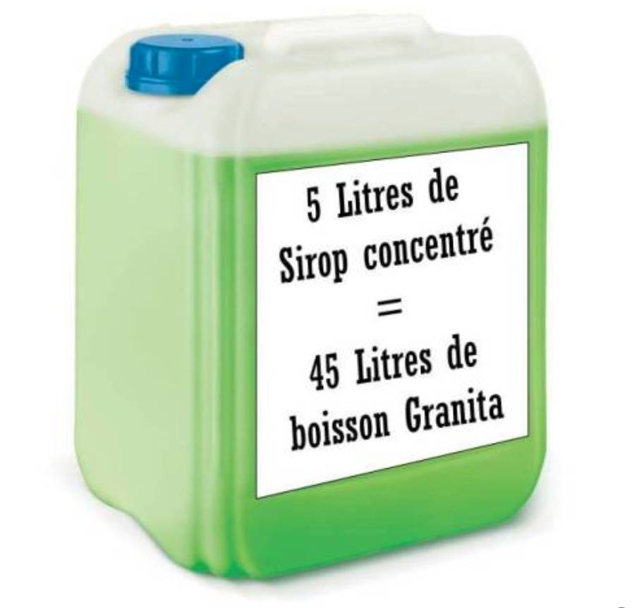 Xaropes prontos para uso 5 l